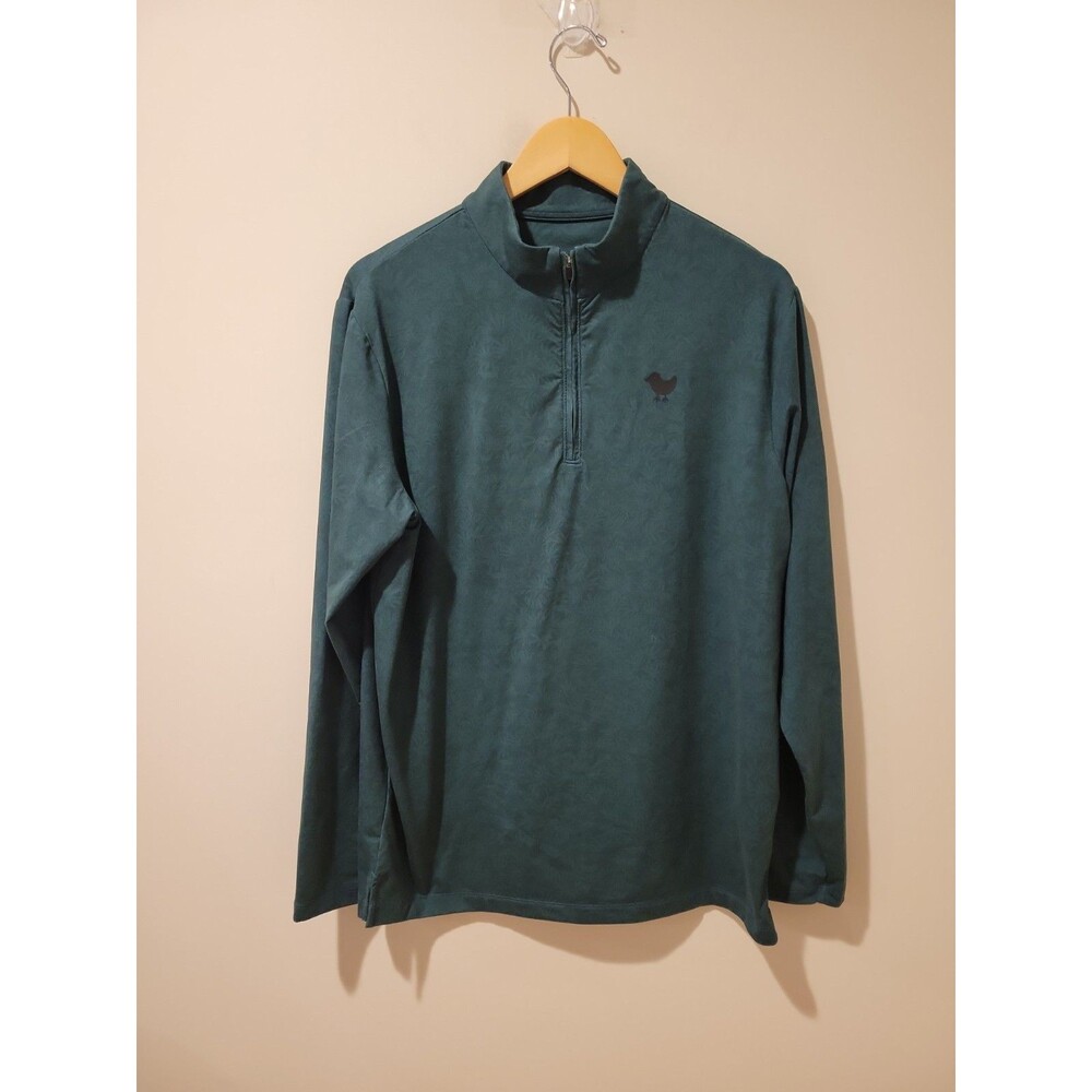 Bad Birdie Quarter Zip Golf Pullover Men’s M Green Skyview Golf Club Performance